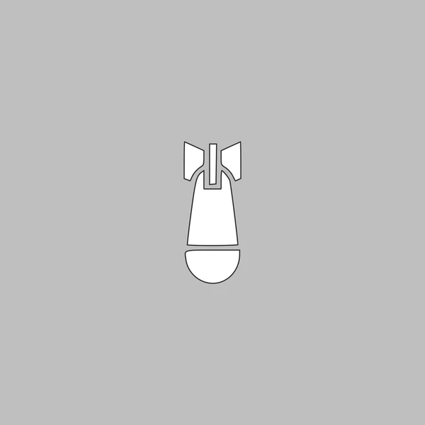 Symbole de bombe aérienne — Image vectorielle