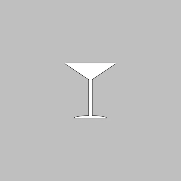 Cocktail dator symbol — Stock vektor
