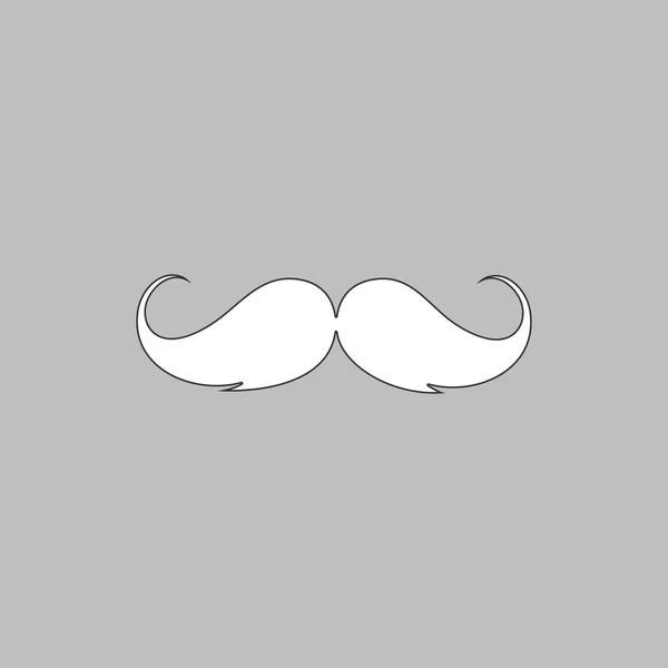 Mustache símbolo del ordenador — Archivo Imágenes Vectoriales