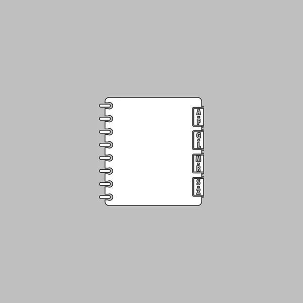 Organisator computer symbool — Stockvector