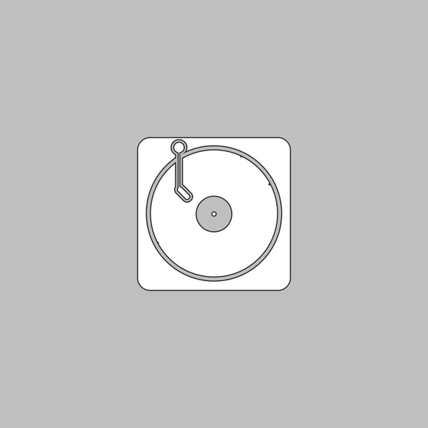 Vinyl-Computersymbol — Stockvektor