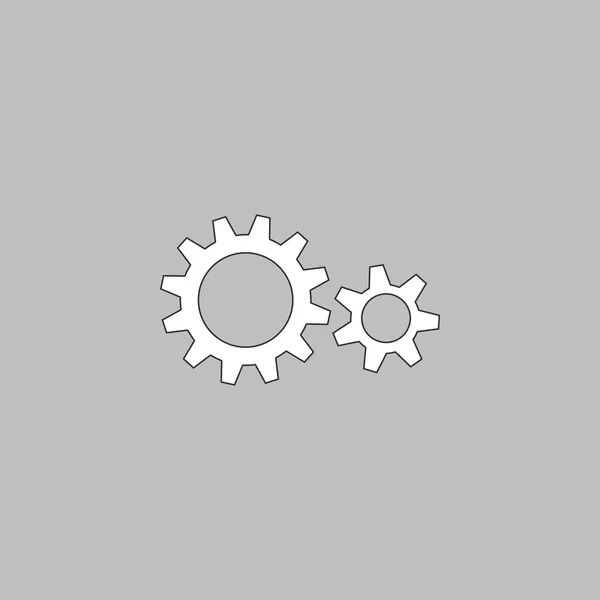 Cog roda símbolo do computador — Vetor de Stock