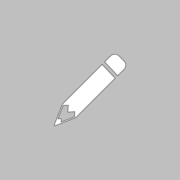 Crayon symbole informatique — Image vectorielle