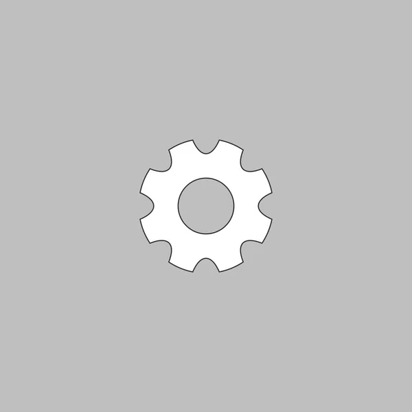 Gearwheel bilgisayar simgesi — Stok Vektör