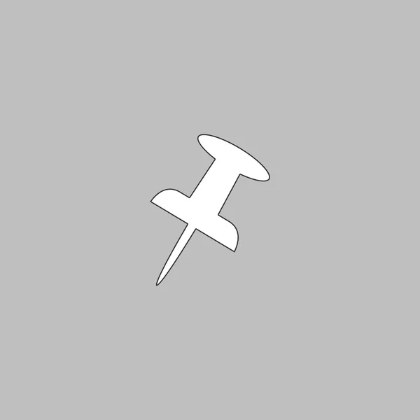 Pousser broches ordinateur symbole — Image vectorielle