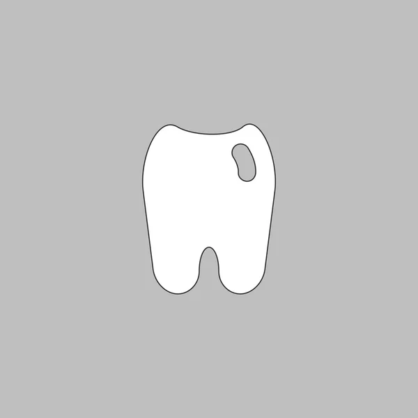 Símbolo de computadora dental — Archivo Imágenes Vectoriales