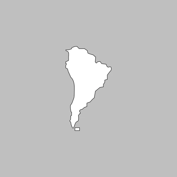 Sydamerika dator symbol — Stock vektor