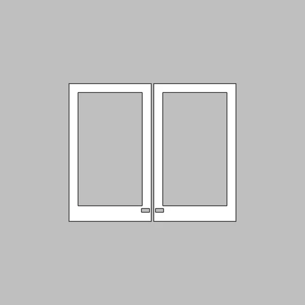Ventana ordenador símbolo — Archivo Imágenes Vectoriales
