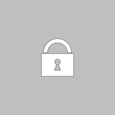 Asma kilit bilgisayar simgesi