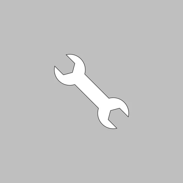 Clé symbole de l'ordinateur — Image vectorielle
