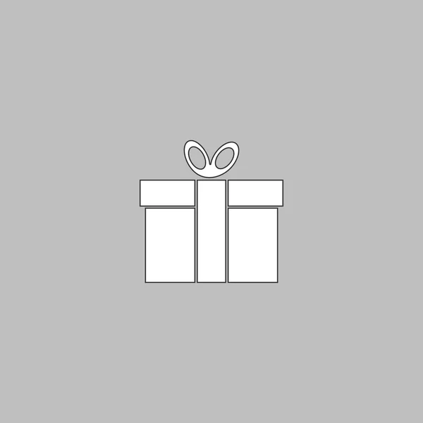 Gift box dator symbol — Stock vektor