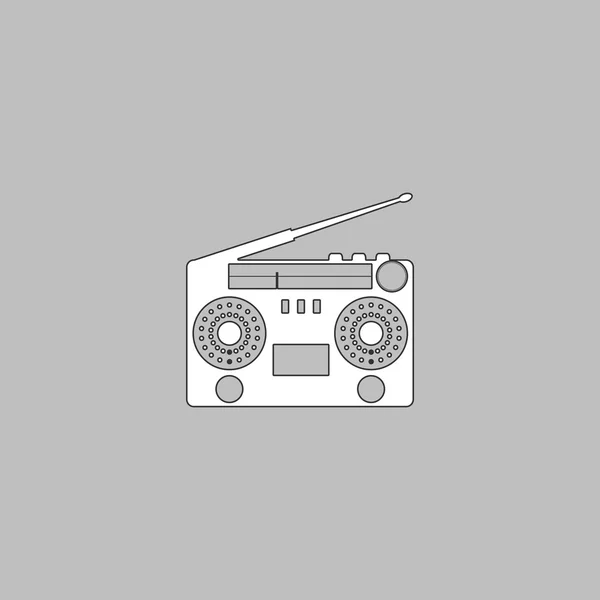 Boombox počítače symbol — Stockový vektor