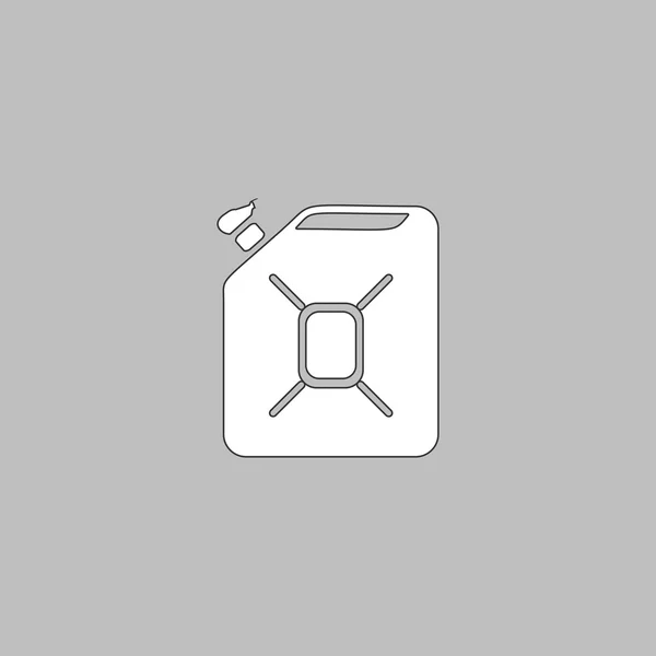Jerrycan aceite símbolo de la computadora — Archivo Imágenes Vectoriales