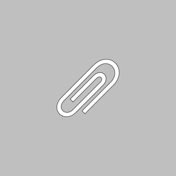 Clip de papel símbolo del ordenador — Vector de stock
