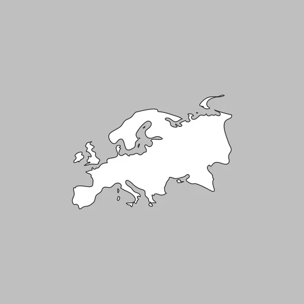 Eurasia simbolo del computer — Vettoriale Stock