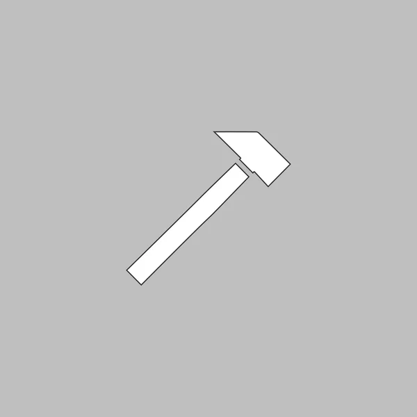 Simbol komputer sledgehammer - Stok Vektor
