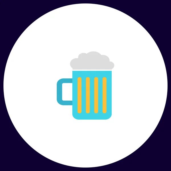 Bière symbole de l'ordinateur — Image vectorielle
