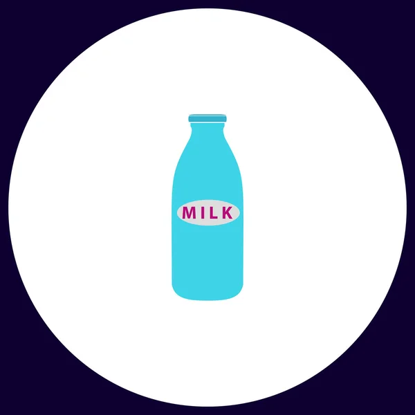 Garrafa de leite símbolo de computador —  Vetores de Stock