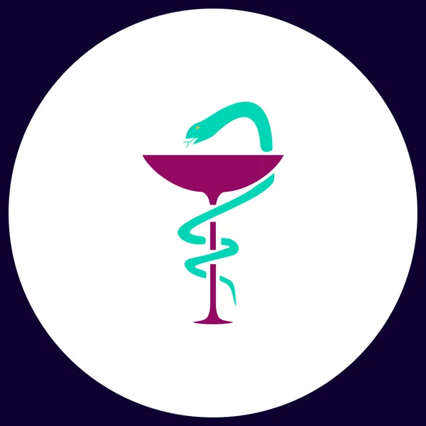 Symbole informatique pharmacie — Image vectorielle