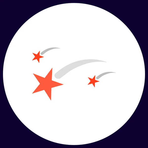 Stjärnor i datorn symbol — Stock vektor
