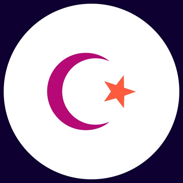 Islam dator symbol — Stock vektor