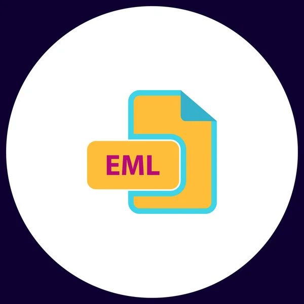 Símbolo de ordenador EML — Vector de stock