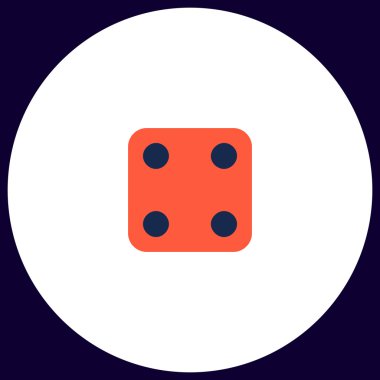 Zar küp bilgisayar simgesi