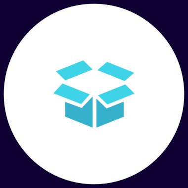 Açık kutu bilgisayar simgesi