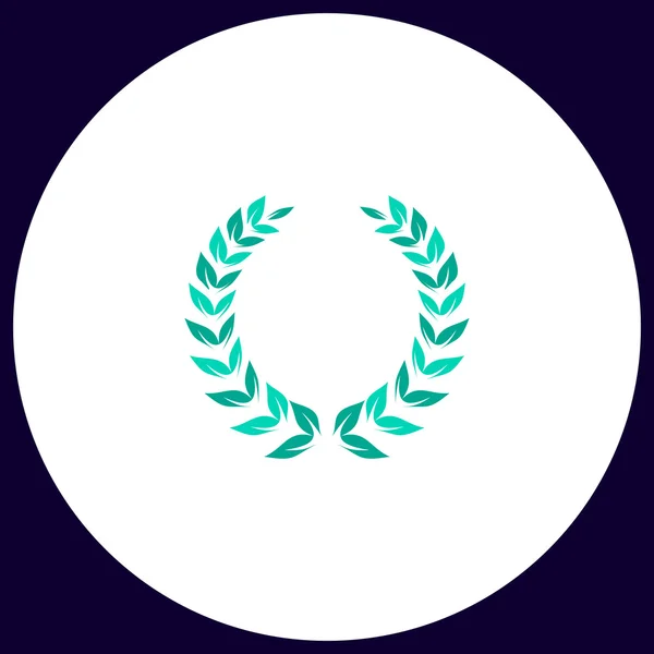 Winner wreath computer symbol — Stock Vector