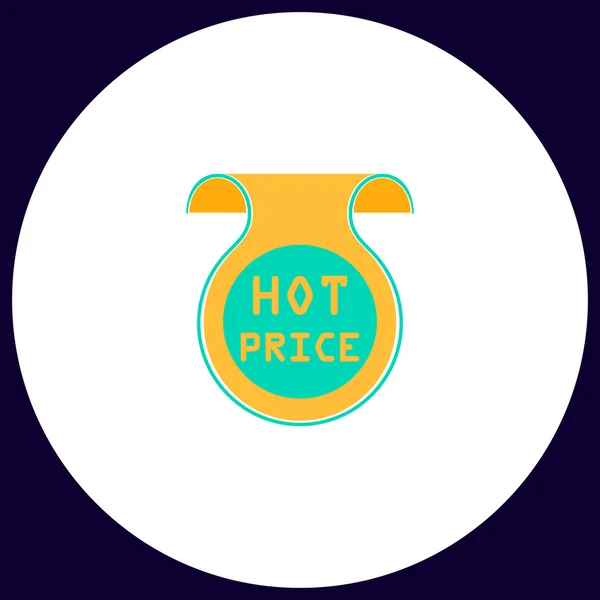 Hot price computer symbol — Stock Vector