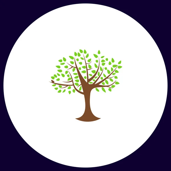 Árbol de arce símbolo informático — Vector de stock