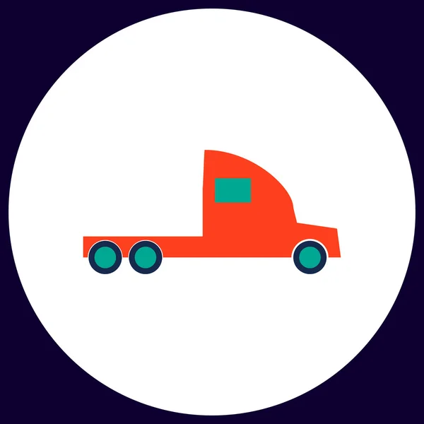 Lastkraftwagen-Computersymbol — Stockvektor