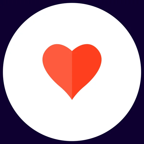 Heart computer symbol — Stock Vector