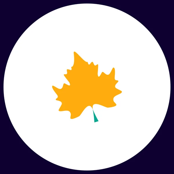 Akçaağaç yaprağı bilgisayar simgesi — Stok Vektör