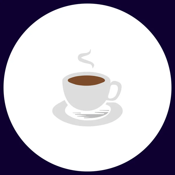 Simbolul computerului Hot Coffe — Vector de stoc