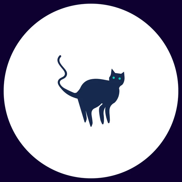 Böse Katze Computersymbol — Stockvektor