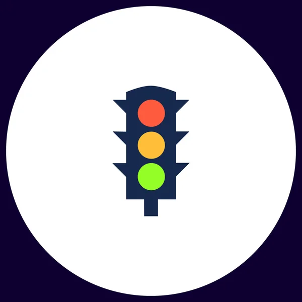 Dopravní světla počítač symbol — Stockový vektor