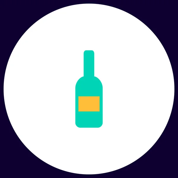 Vino símbolo de ordenador — Vector de stock