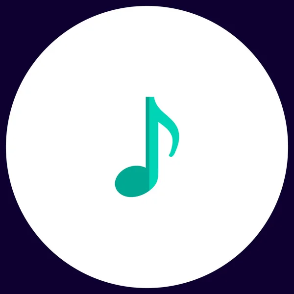 Music note computer symbol — стоковый вектор