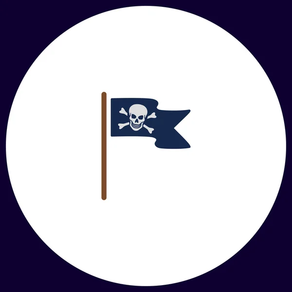 Símbolo de computador Jolly Roger —  Vetores de Stock