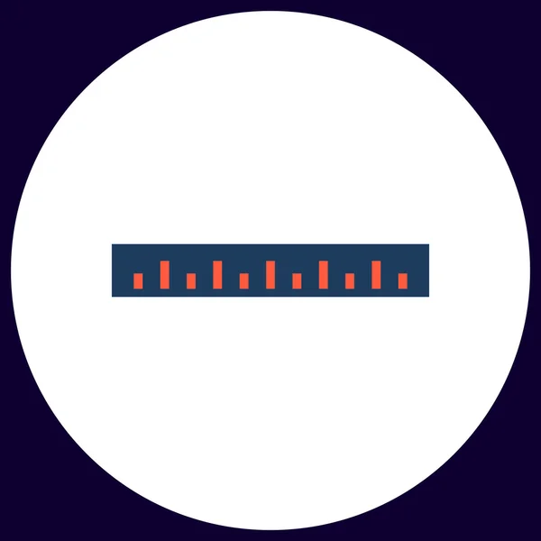 Simbolo del computer lineare — Vettoriale Stock