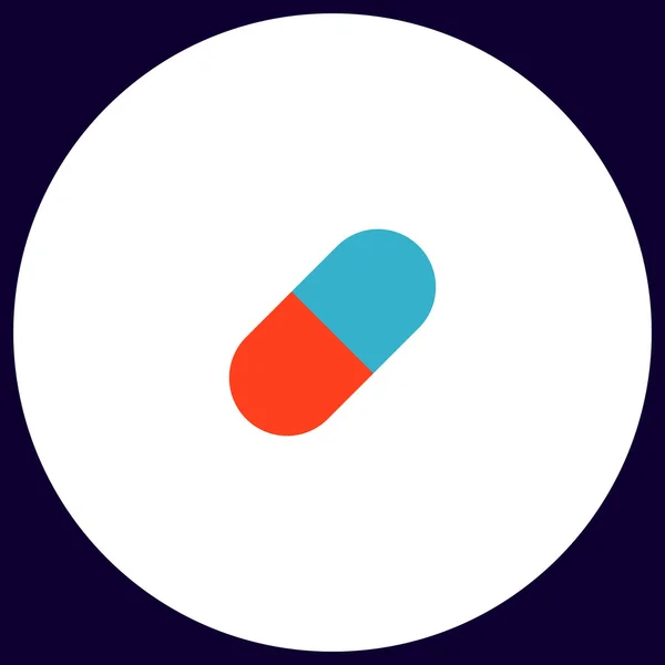 Pille als Computersymbol — Stockvektor