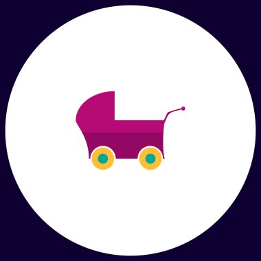 Bebek arabası bilgisayar simgesi