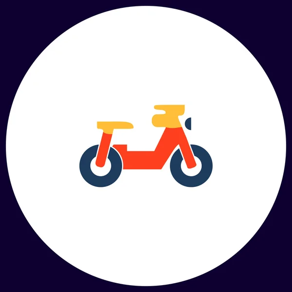 Symbole d'ordinateur de moto — Image vectorielle