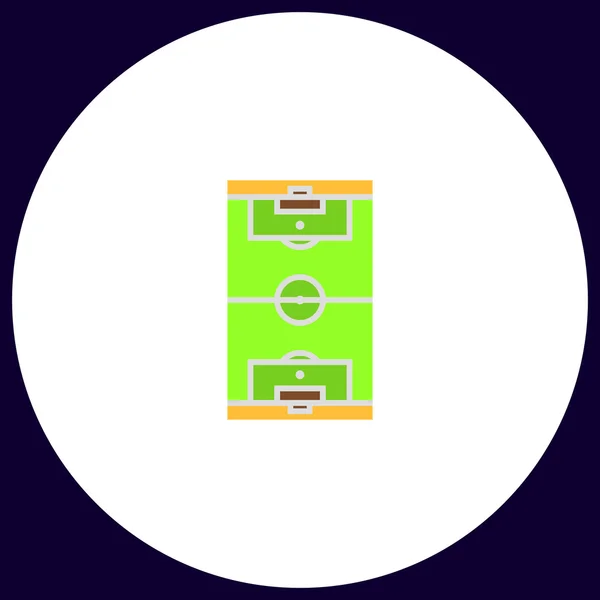 Terrain de football symbole informatique — Image vectorielle
