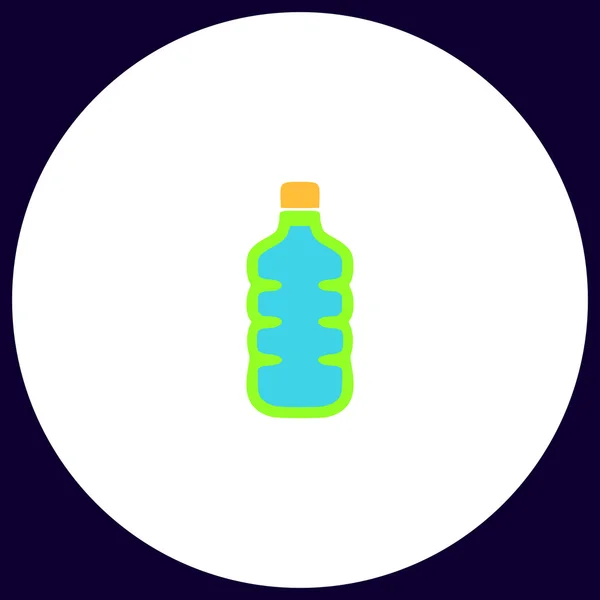 Water bottle computer symbol — Stock Vector