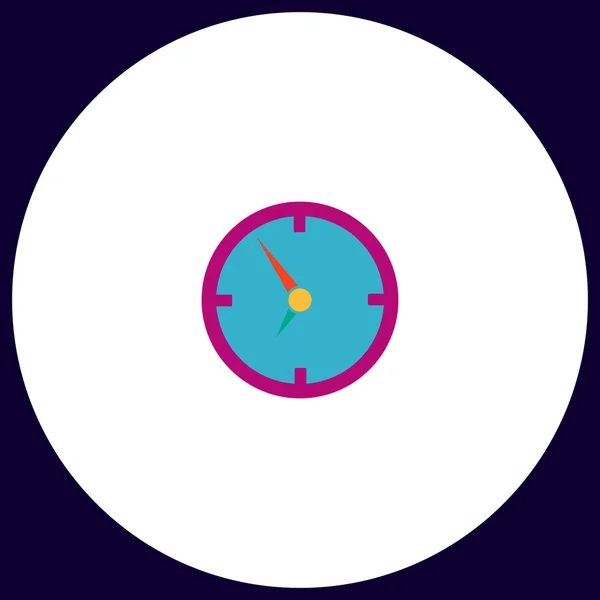 Reloj símbolo del ordenador — Vector de stock