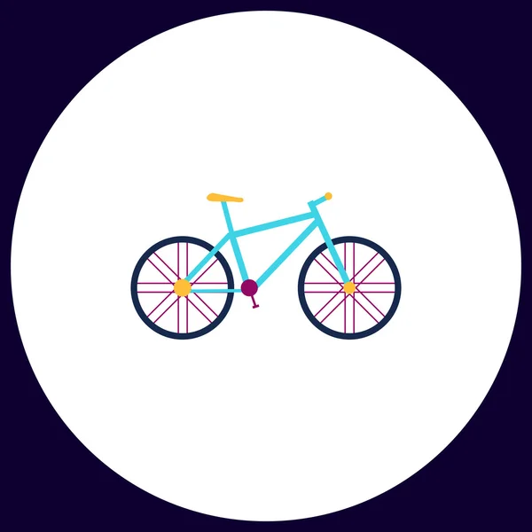 Bicicleta símbolo del ordenador — Vector de stock