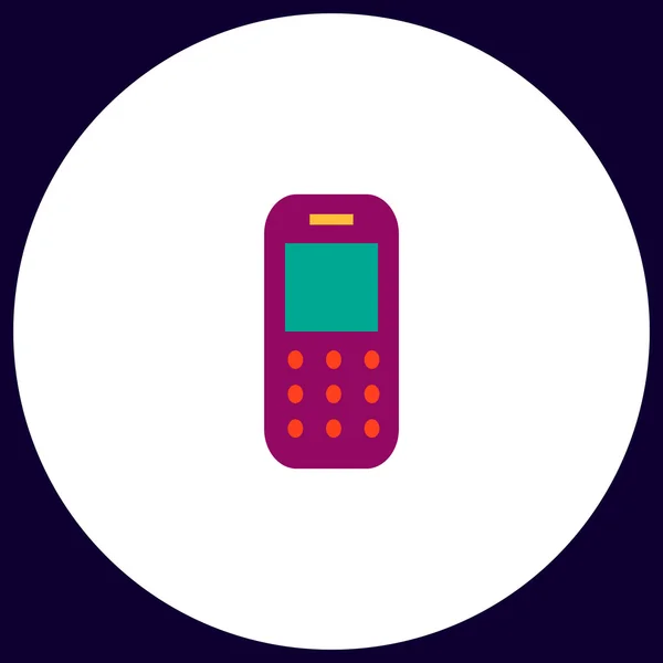 Mobiele telefoon computer symbool — Stockvector