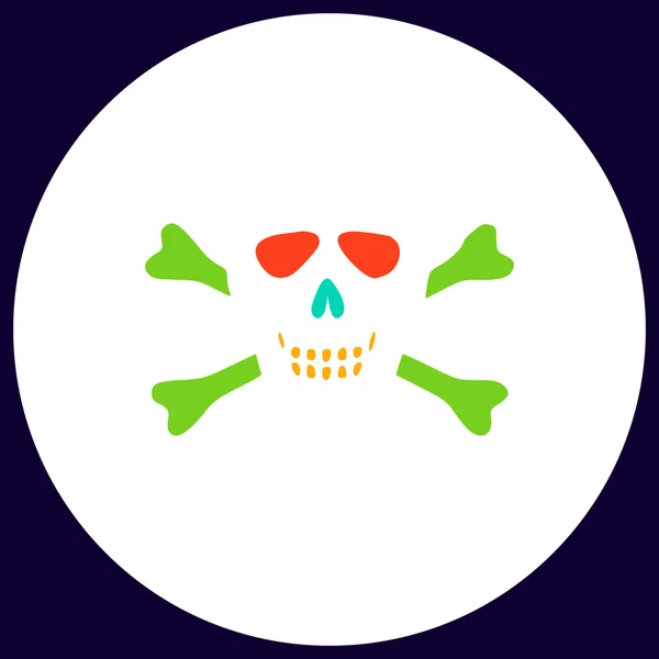 Skull Crossbones Computer Symbol Stock Vector Skull Crossbones Computer Symbol Stock Vector